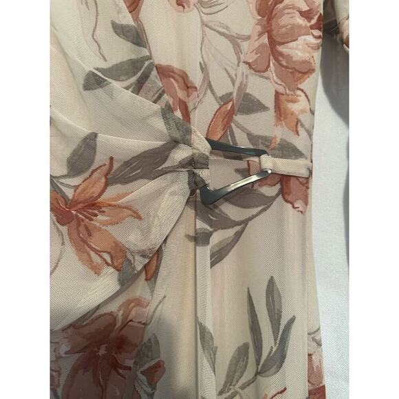 Kate and Lily floral midi dress size 6 sheath dress - Picture 7 of 9